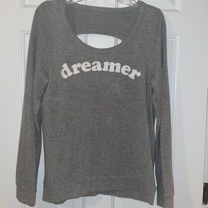 Chaser Dreamer super soft sweatshirt open back